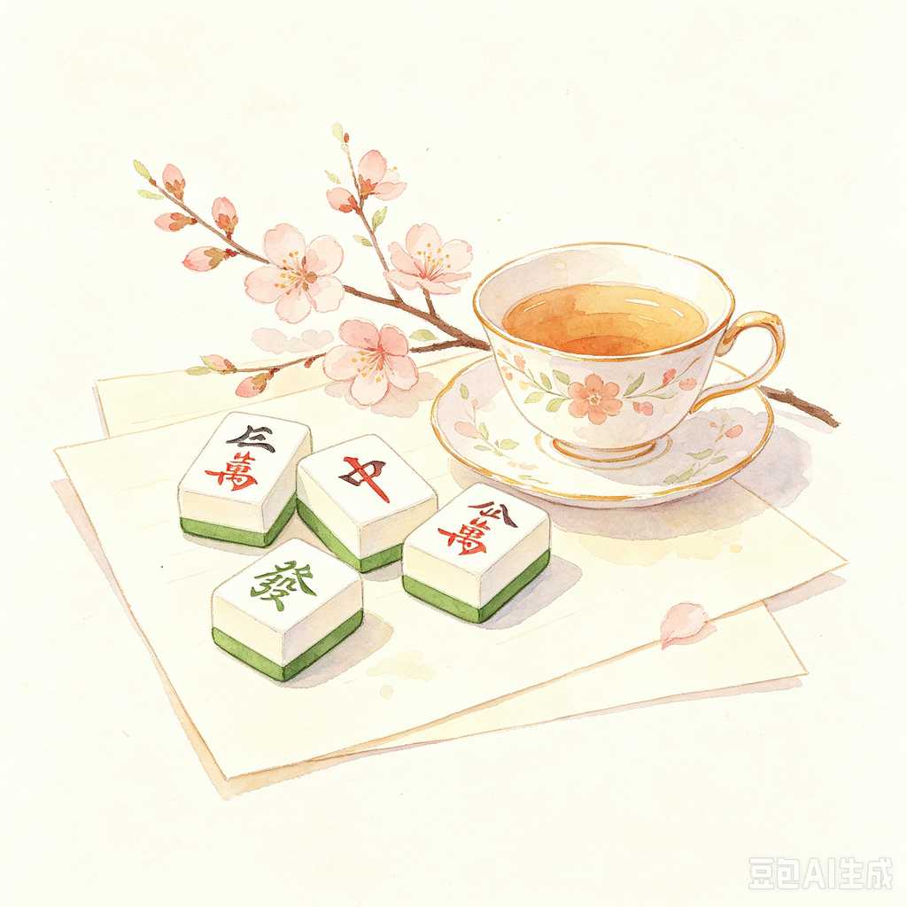 matte texture mahjong set