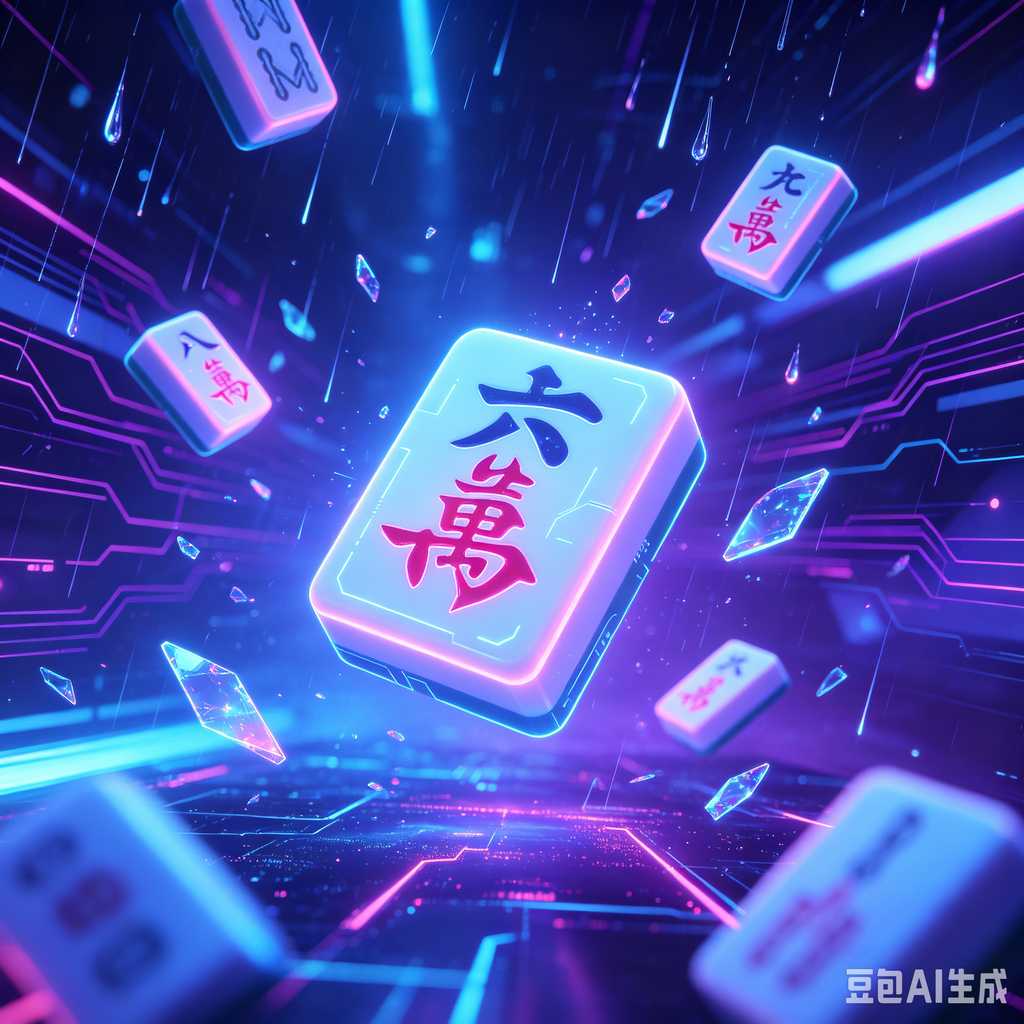 saturated color mahjong set print