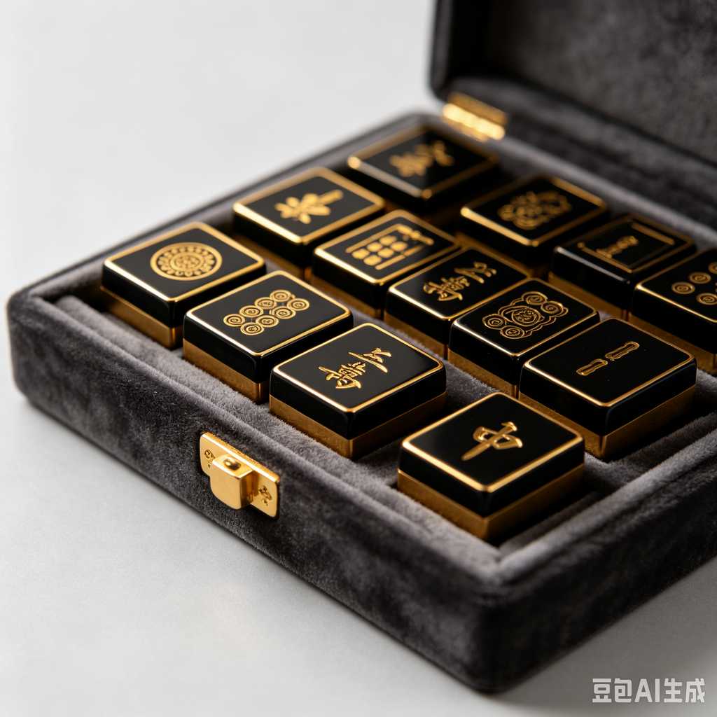 unique text mahjong tiles design