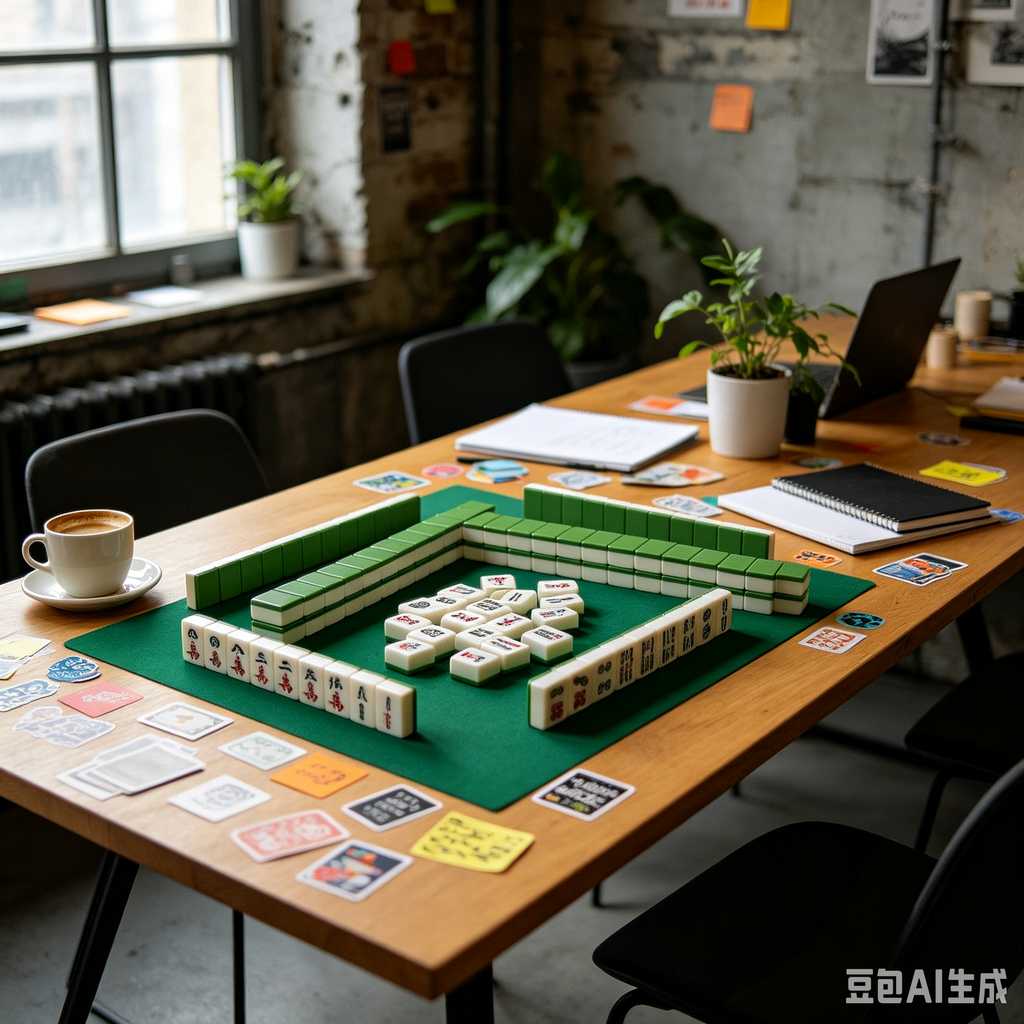 displayable mahjong set