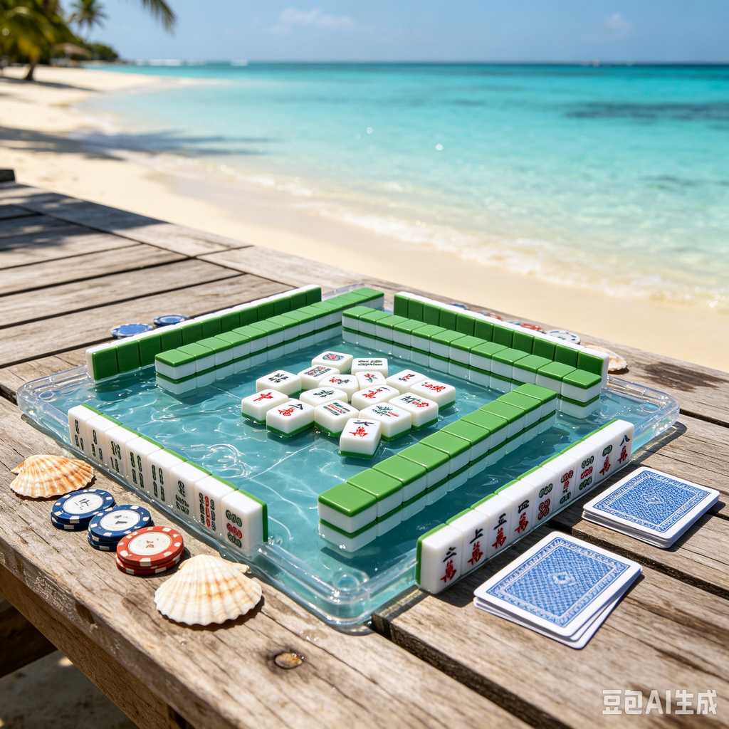 handheld mahjong tiles set