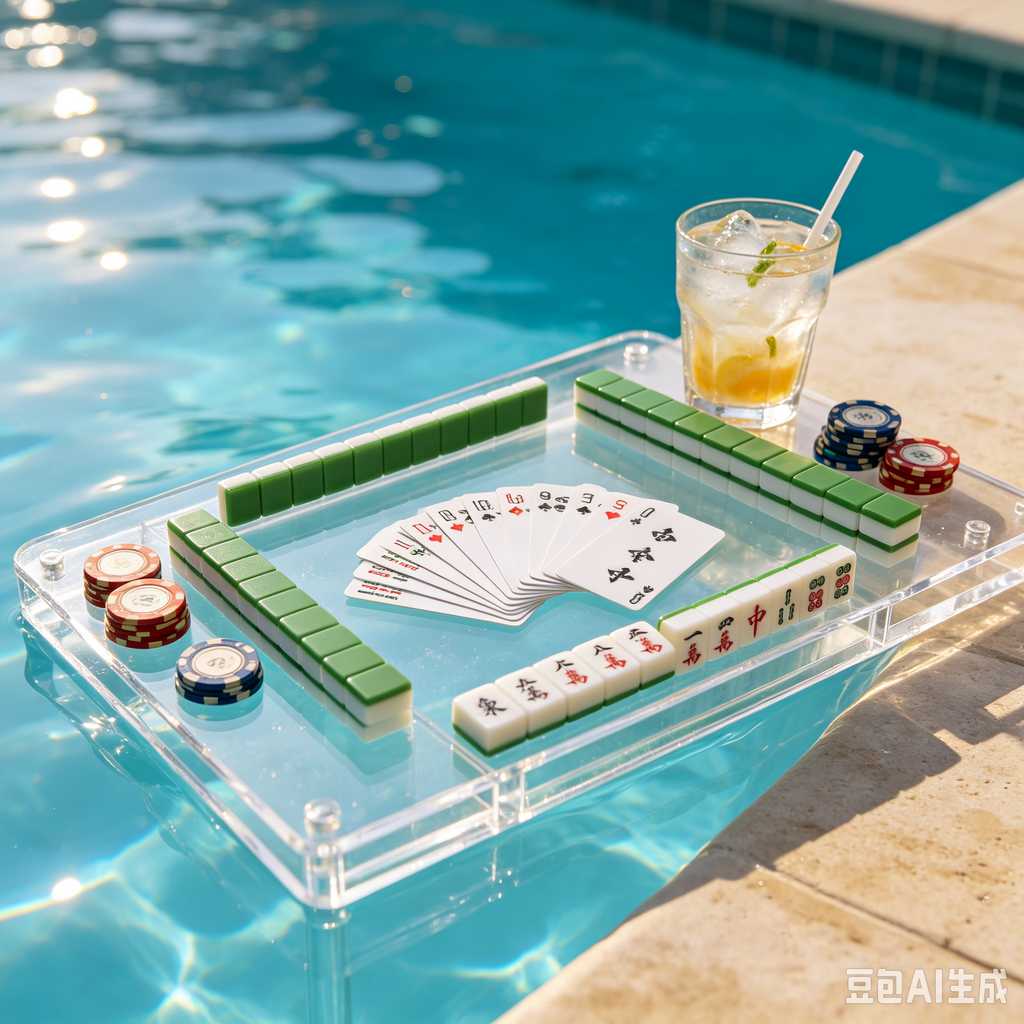colorful mini mahjong tiles